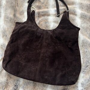 Viva Bags of California-Brown Suede HandBag